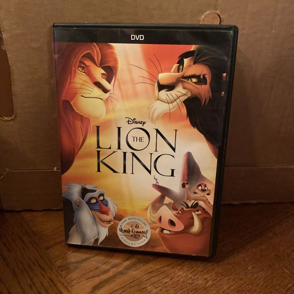 The Lion King DVD 1994 Matthew Broodeerick James Earl Jones, Jeremy Irons Disney